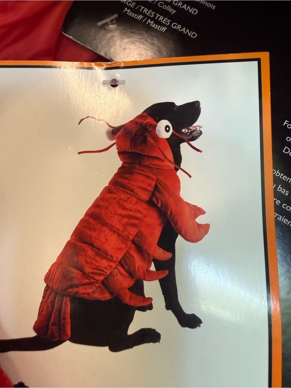 Red Lobster Pet Costume - Plush Dog Lobster Outfit